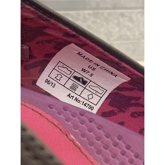 Crocs A-Leigh Closed Toe Wedge Brown Comfort Shoes Women's Size 7.5 READ - Picture 2 of 9